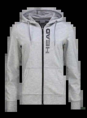 Pull de Tennis HEAD Women Club Greta F/Z Grey Melange
