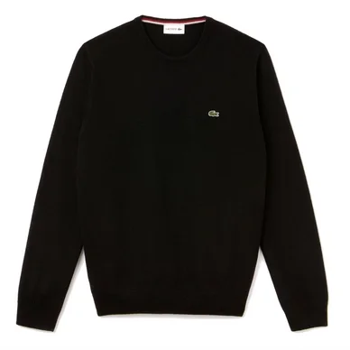 Pull Lacoste 1HA1 Sweater Crew Neck Noir Passion Farine