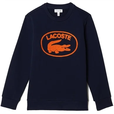 Pull Lacoste Garçon SJ9730 Bleu Marine