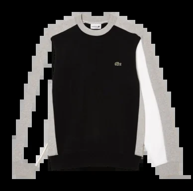 Pull Lacoste Homme SH1299 Black/Silver Chine-White