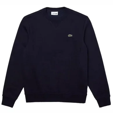 Pull Lacoste Men SH1505 Sport Cotton Fleece Lightning Chine Navy