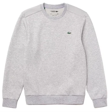 Pull Lacoste Men SH9604 Sport Mesh Silver Chine Elephant Grey