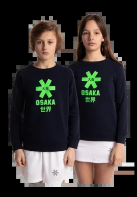 Pull Osaka Enfant Deshi Green Star Navy Melange