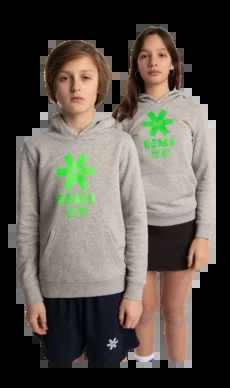 Pull Osaka Enfant Deshi Hoodie Green Star Heather Grey