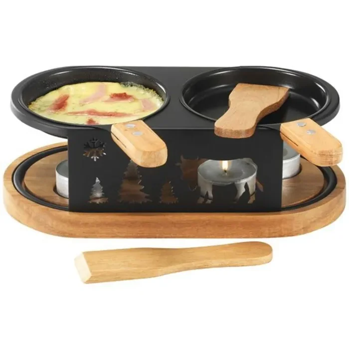 Raclette Plateau Bois 2 Personnes Remise
