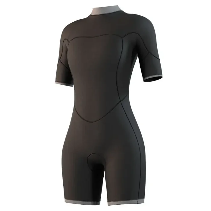 Réduction Shorty neoprene femme mystic brand flatlock ss 3-2 backzip noir