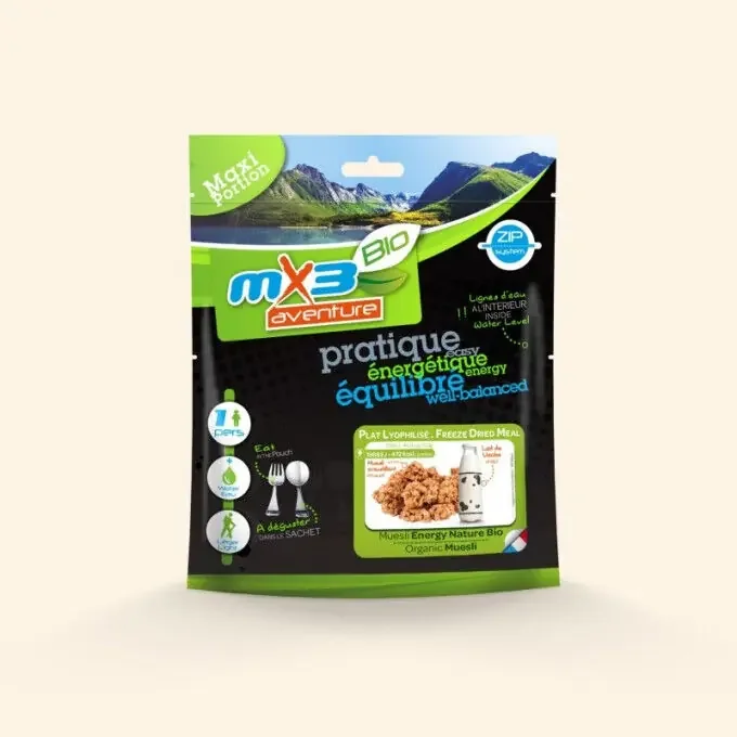 Repas lyophilisé MX3 Muesli Energy Nature Bio Marque