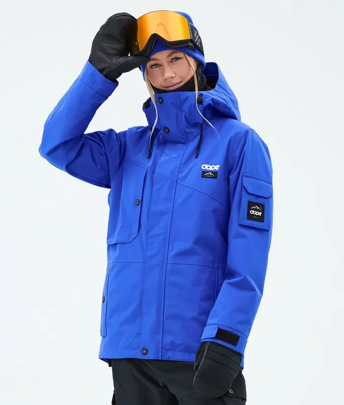Retour Gratuit Dope Adept W Veste Snowboard Femme Cobalt Blue