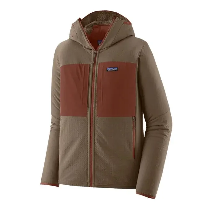 Retour Gratuit Veste polaire à capuche Homme Patagonia R2® TechFace – Marlow Brown