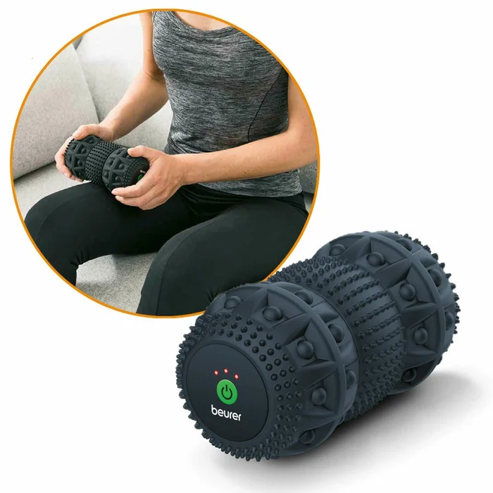 Rouleau de massage à vibrations Beurer MG 35 [Taille 15,6 x 8,7 x 8,7 cm]