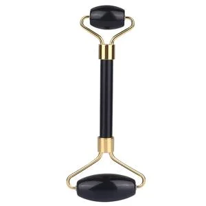 Rouleau de massage jade en obsidienne