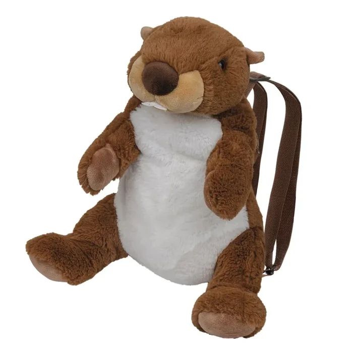 Sac à dos Peluche Marmotte Dani Créations Offre Limitée