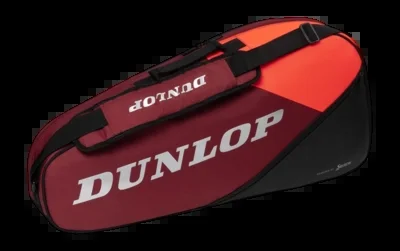 Sac de Tennis Dunlop CX-Club Black Red 3 Rackets