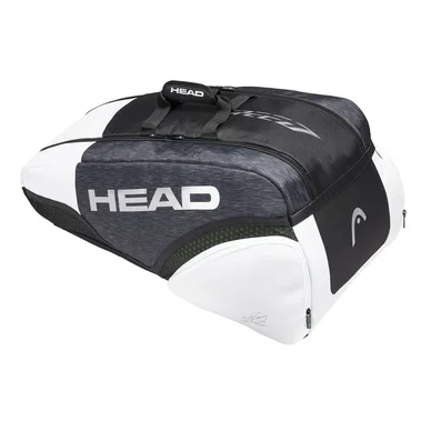 Sac de Tennis HEAD Djokovic 9R Supercombi Black White 2019