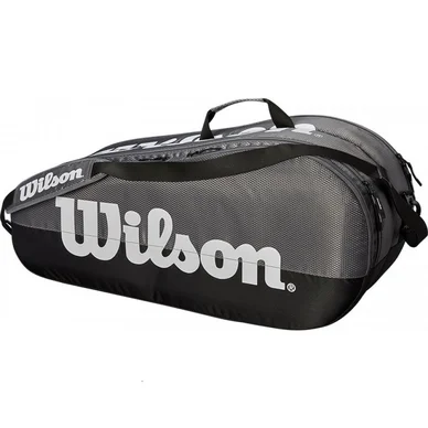 Sac de Tennis Wilson Team 2 Compartment Grey Black