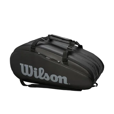 Sac de Tennis Wilson Tour 3 Compartment Black Grey