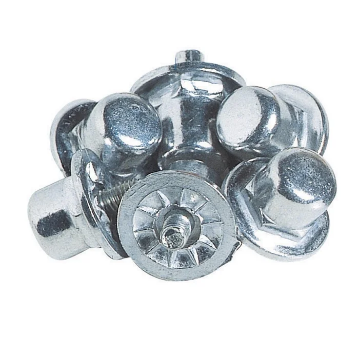 Sachet de 100 crampons cylindriques aluminium Tremblay CT [Taille 13 mm]