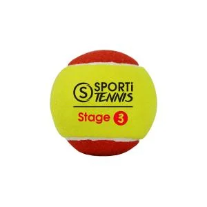 Sachet de 3 balles de tennis Stage 3