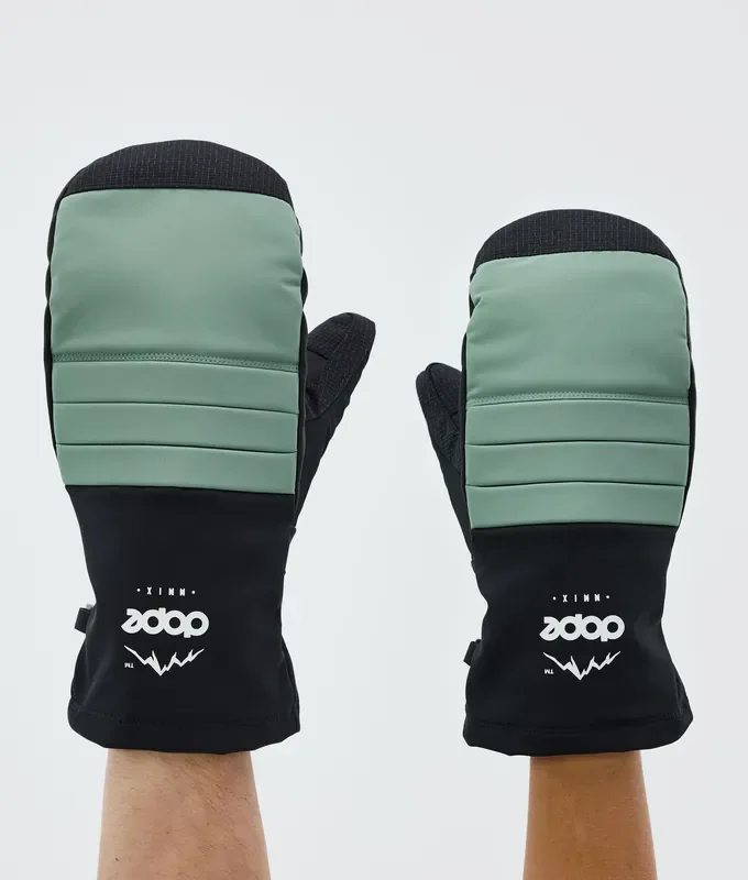 Satisfait Ou Remboursé Dope Ace Moufles Faded Green