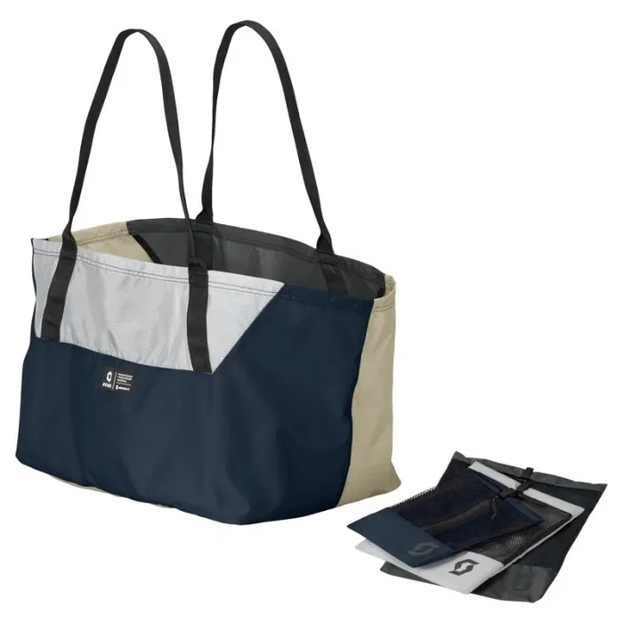 Scott Hauler/Sleeves Remix Bag Gear, lot de 4, bleu/beige Vente Flash