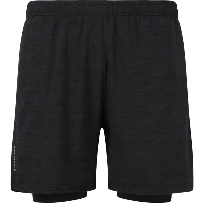 Short 2 en 1 Endurance Vanclause Melange [Taille XS]