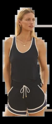 Short Deblon Femme Kate Black Navy Pearl