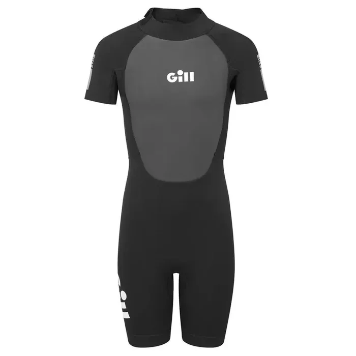 Shorty neoprene enfant gill pursuit 3-2 backzip noir Bon Marché