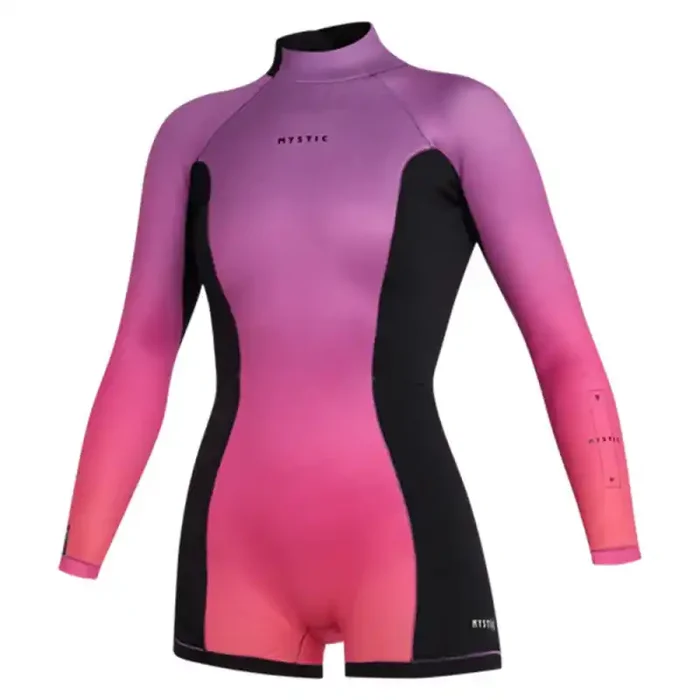 Shorty neoprene femme mystic lunar bk 2-2 backzip coral En Vogue