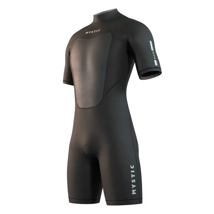 Shorty neoprene mystic brand flatlock ss 3-2 backzip noir Vente Directe