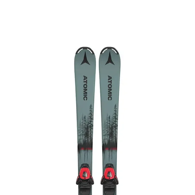 Skis junior Atomic MAVERICK JR 130-150 + L6 GW Metallic Green/Red Produit De Marque