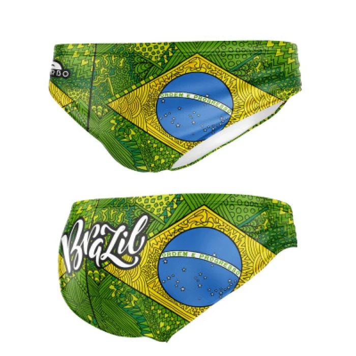 Slip de bain enfant Turbo Brazil Green [Taille 2 ans]