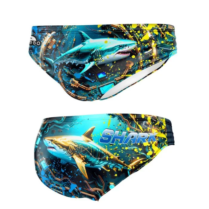 Slip de bain enfant Turbo Electric Shark [Taille 2 ans]