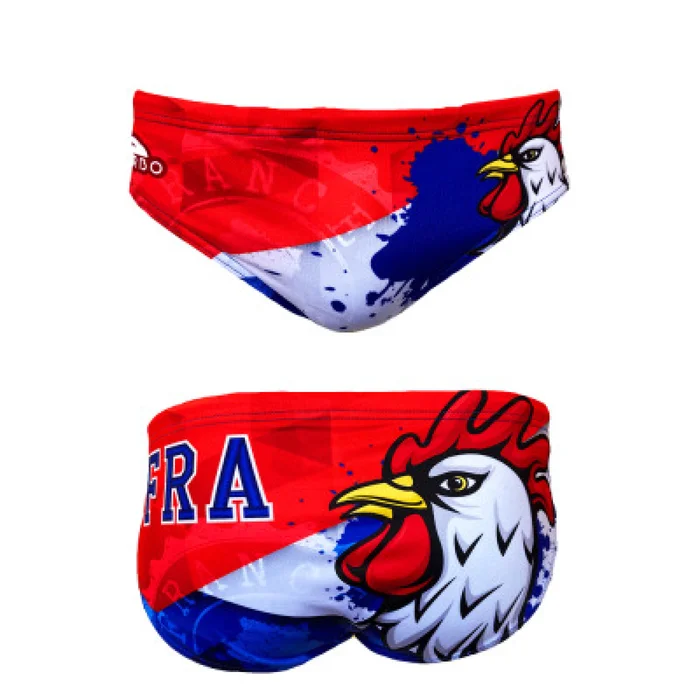 Slip de bain enfant Turbo France Coq [Taille 2 ans]