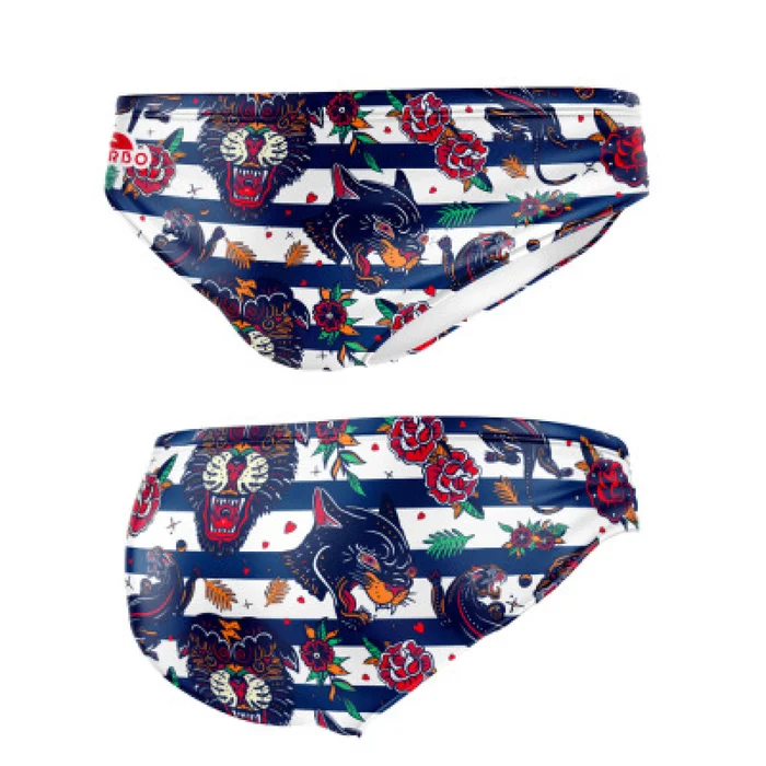 Slip de bain enfant Turbo Marine-tattoo [Taille 2 ans]