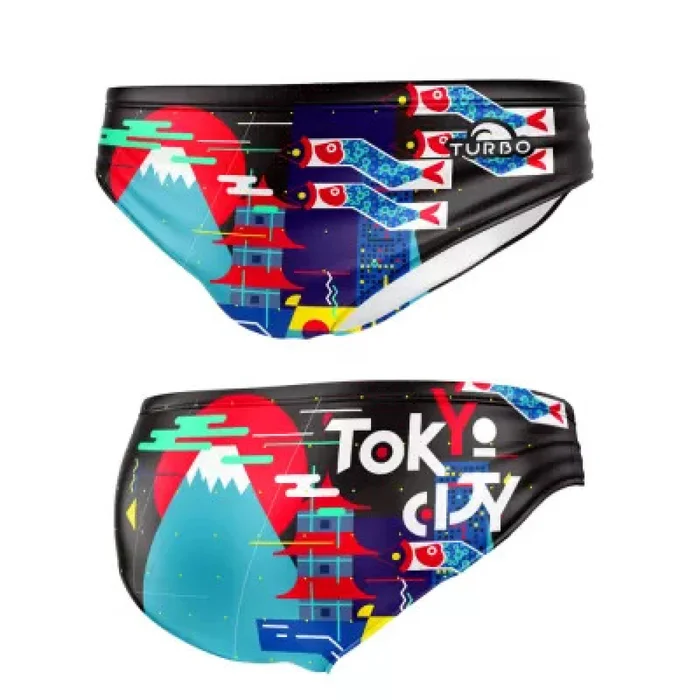 Slip de bain enfant Turbo Tokyo City 2020 [Taille 2 ans]