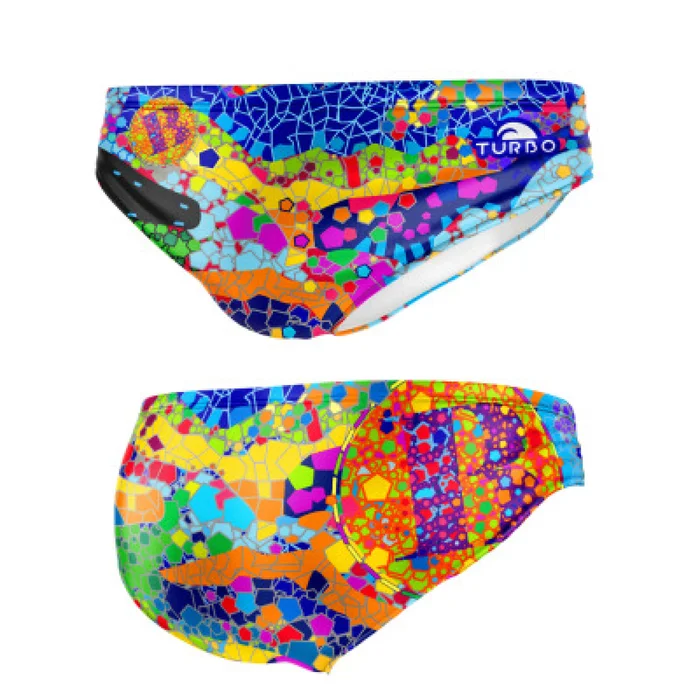 Slip de bain enfant Turbo Trencadis [Taille 2 ans]