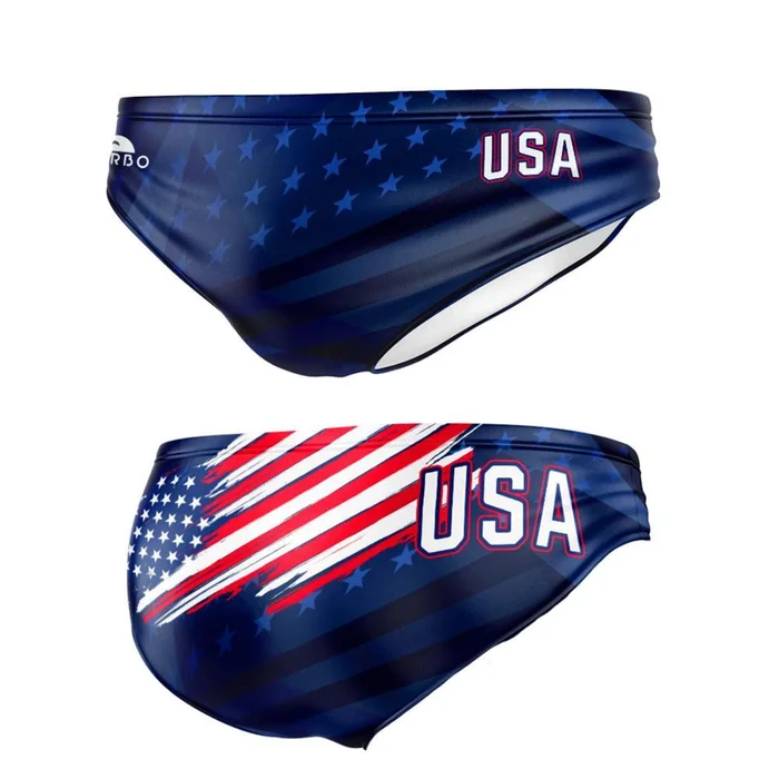 Slip de bain enfant Turbo Usa 2024 [Taille 2 ans]