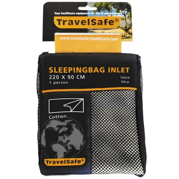 Solde TravelSafe Doublure de sac de couchage en coton, enveloppe