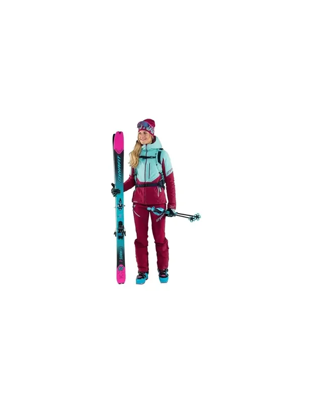 Soldes Pantalon de Ski de Randonnée Dynafit Radical Goretex Infinium W Beet Red