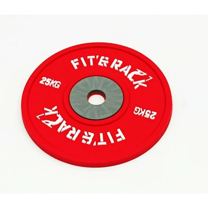 Sous verre en forme de poids de compétition 25 kg Fit & Rack