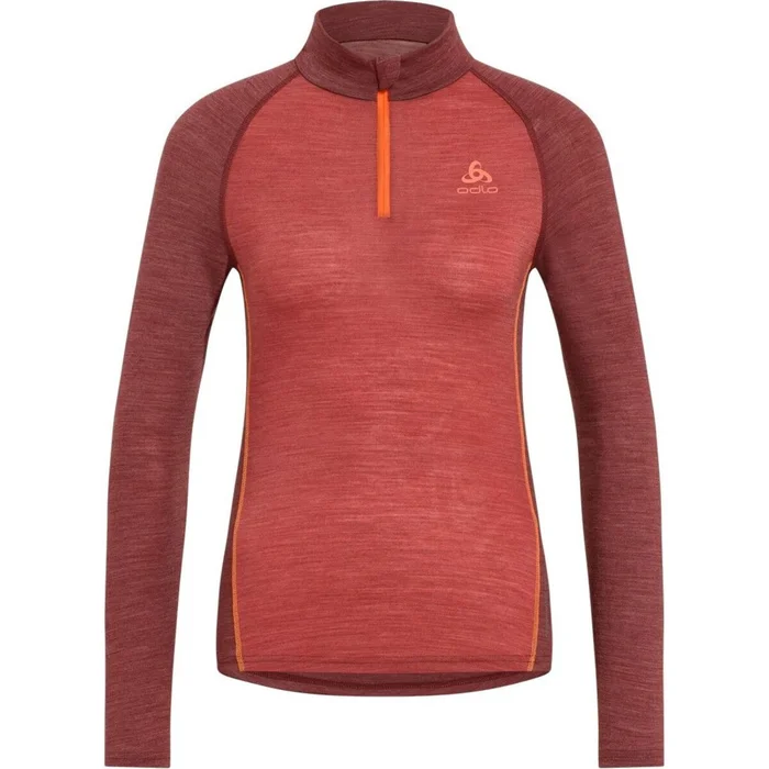 Sous vêtement demi-zip femme Odlo Natural Performance Pw 130