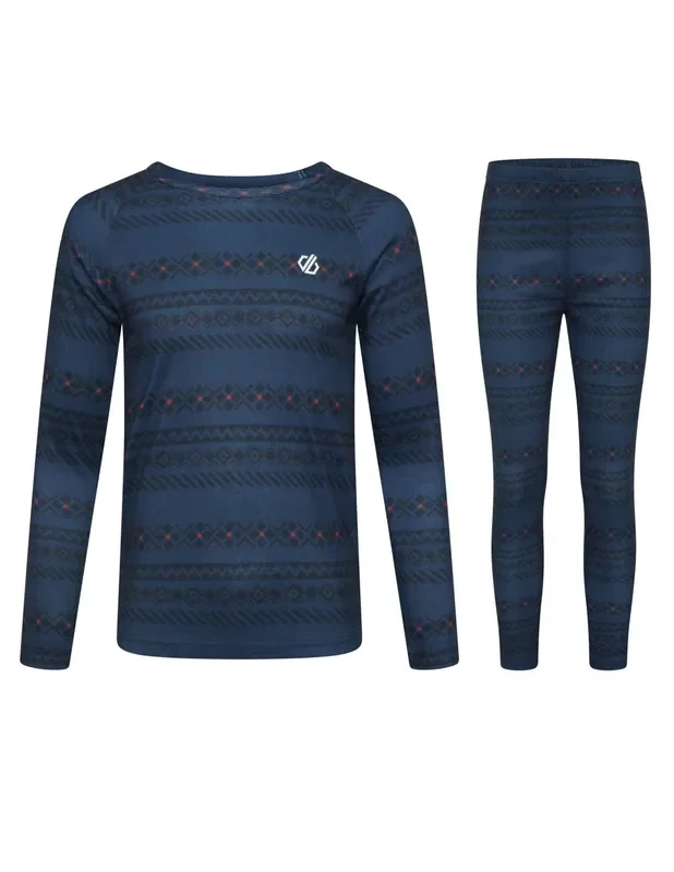 Sous vêtement technique Dare 2b Amaze Baselayer Set Blue Seulement Aujourd’hui