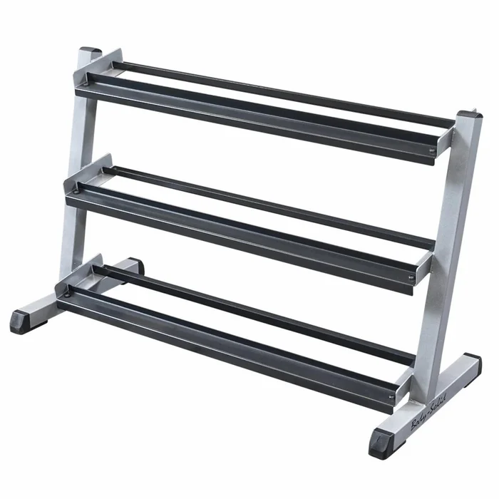 Support de poids 3 étages Body Solid [Taille 122×57,6×77 cm]