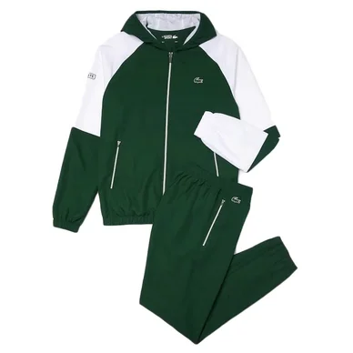 Survêtement Lacoste Homme WH2043 Sport Lightweight Colourblock Vert / Blanc