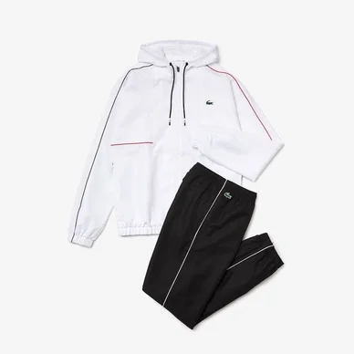 Survêtement Men Lacoste WH0879 Blanc Noir