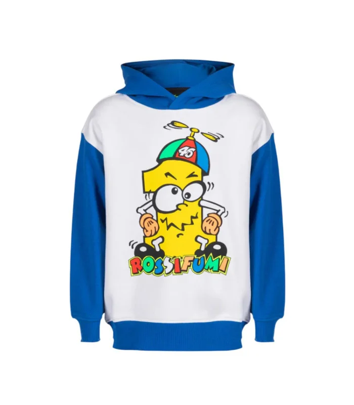 Sweat a Capuche Enfant Zip VR46 Big 46 Valentino Rossi Officiel MotoGP