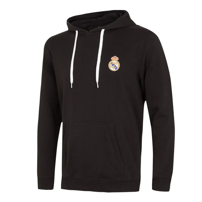 Sweat à Capuche Essentials Color Écusson Noir Hommes – Boutique Officiel Real Madrid CF