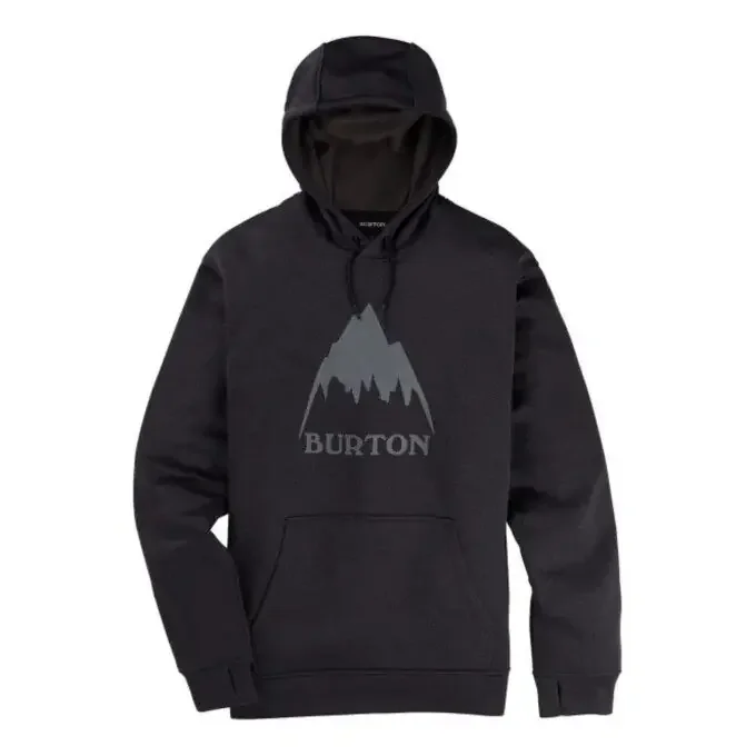 Sweat à capuche polaire Homme Burton – True Black Heather Vente Directe