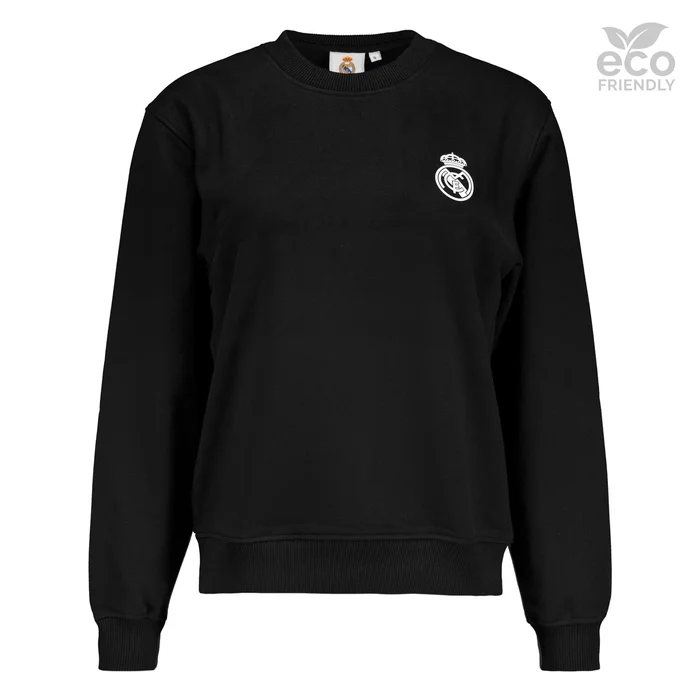 Sweat-shirt court pour femmes ECO Essentials Real Madrid Black Shield – Boutique Officiel Real Madrid CF