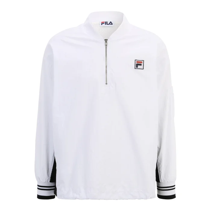 Sweatshirt 1/2 zip nylon froissé Fila